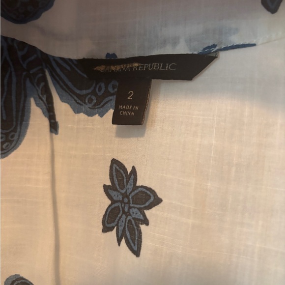 Banana Republic Black and White Asymmetrical Sundress - Picture 3 of 4